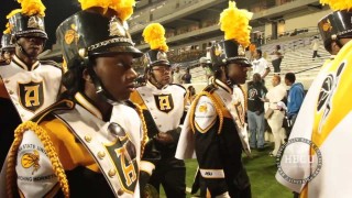 Alabama State – Marching out of the Stadium vs Southern 2013