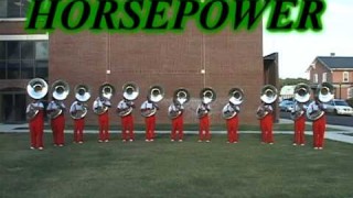 Horsepower playing a fanfare after Homecoming 2012 Part 4