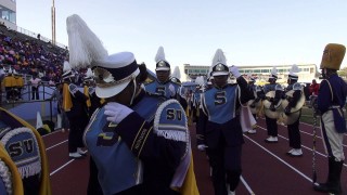 Southern University Human Jukebox Marching In & Out of Mumford 2012