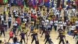 VSU Explosion Day 2012 – Mass band playing “Strip”