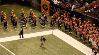 Grambling Marching into The Bayou Classic (2014)